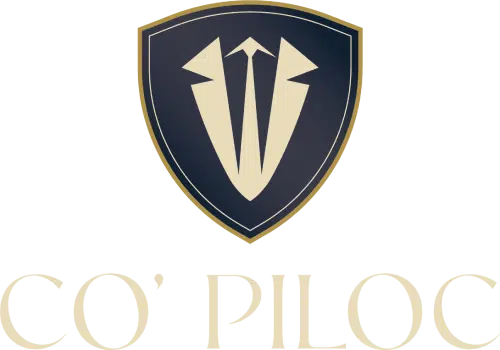 Logo CO' PILOC avec cravate